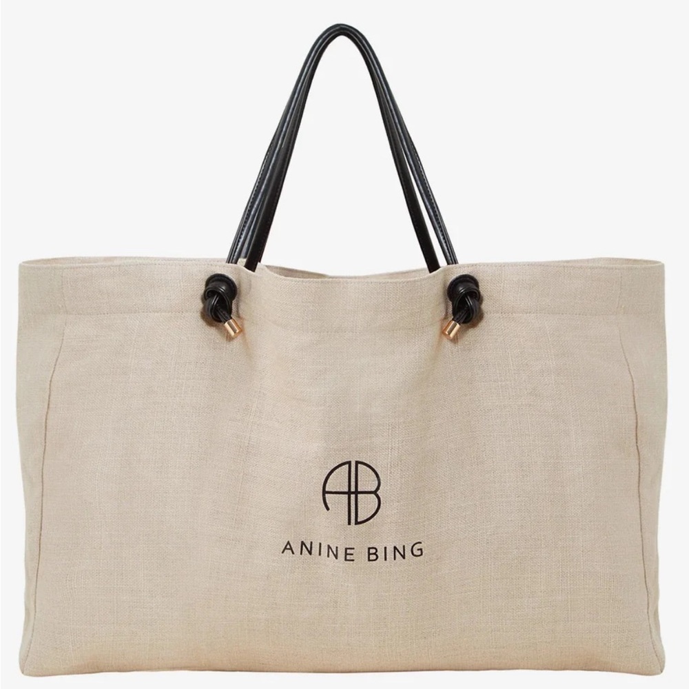 ANINE BING Brown Large Saffron Bag - Picture 2 of 6
